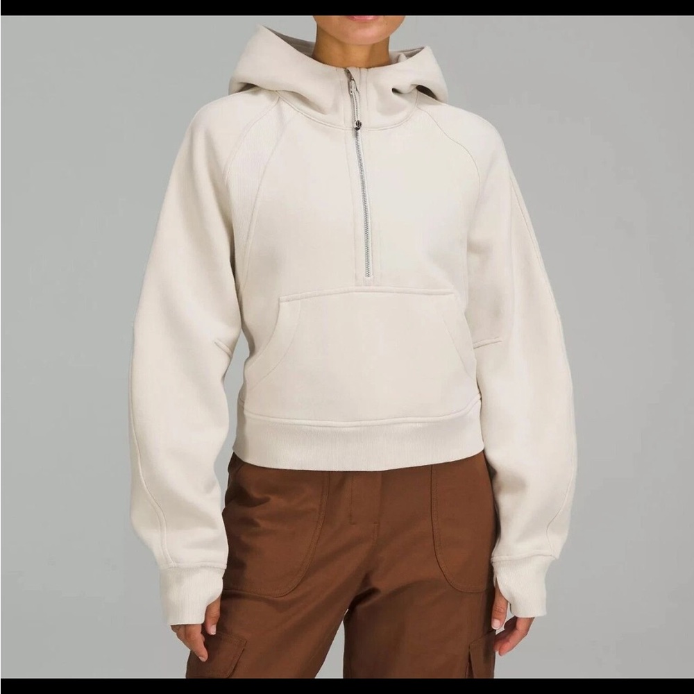 Lululemon Crop Half Zip Scuba Hoodie XL/XXL